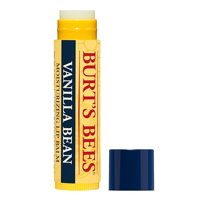 Burt's Bees 100% Natural Moisturizing Lip Balm, Vanilla Bean - 4 Tubes-VivaGrace Women