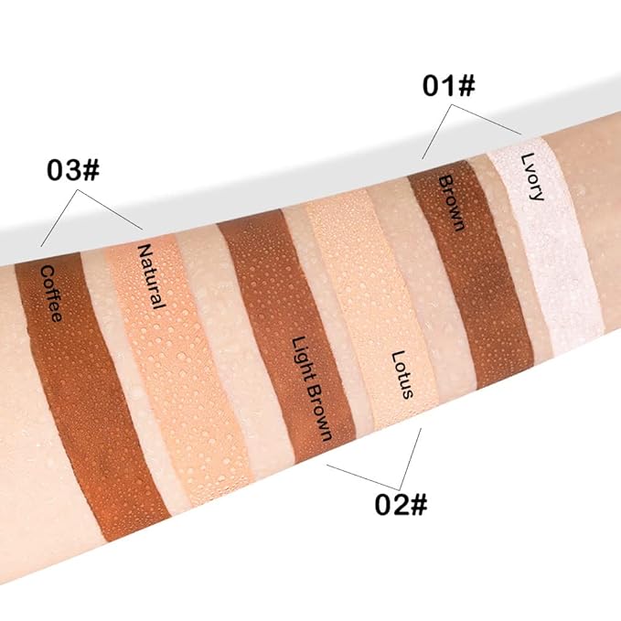 evpct 2In1 Cream Contour Stick Contouring Concealer Sticks Makeup Face Cream Kit for Beginners Creamy Contour and Highlight Stick contorno base de maquillaje para mujer en oferta 01 Ivory & Brown-VivaGrace Women
