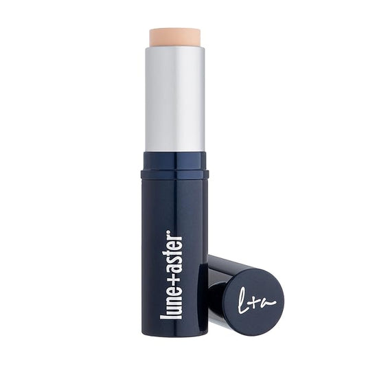 Lune+Aster Dawn to Dusk Foundation Stick - Porcelain - A cream foundation stick infused with good-for-you ingredients that delivers long-lasting, undetectable coverage for a flawless complexion-VivaGrace Women