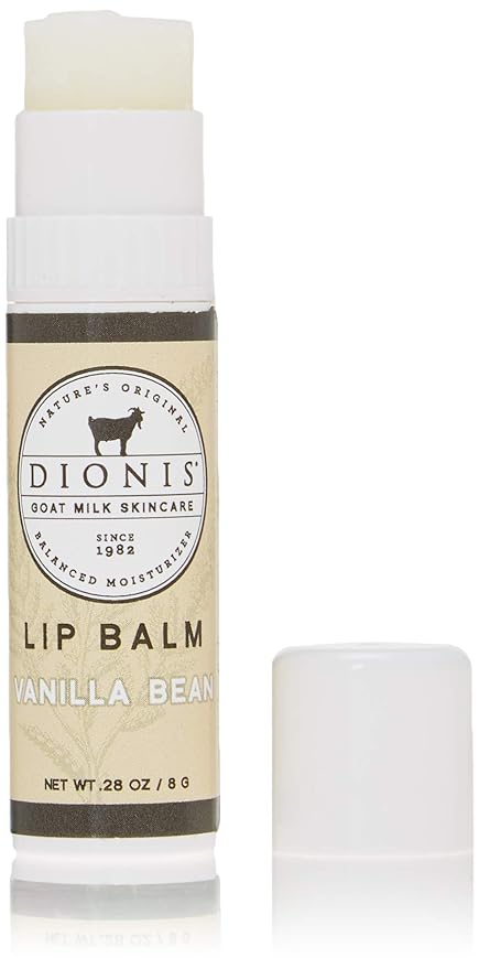 Dionis Goat Milk Skincare Lip Balm (Vanilla Bean, 0.28 oz)-VivaGrace Women