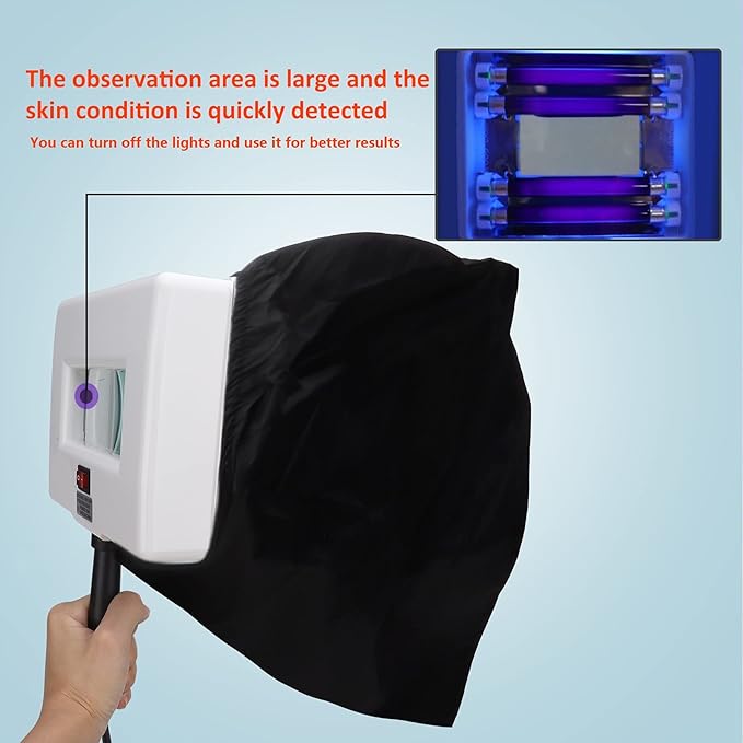 Beauty Star Woods Lamp Skin Analyzer, Professional Esthetician Supplies, Portable SPA Beauty Skin Care Tool-VivaGrace Women