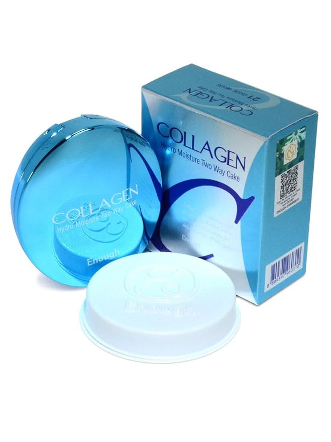 Enough Collagen Hydro Moisture Two Way Cake SPF25 PA++ #21 (including Refill) 13g-VivaGrace Women