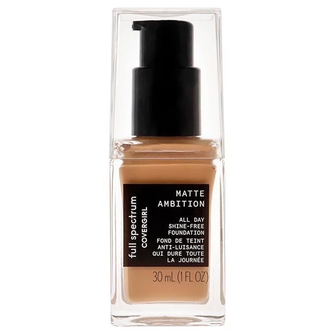 COVERGIRL Matte Ambition, All Day Foundation, Medium Cool 2, 1.01 Ounce-VivaGrace Women