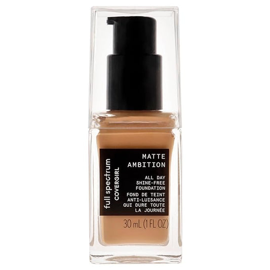 COVERGIRL Matte Ambition, All Day Foundation, Medium Cool 2, 1.01 Ounce-VivaGrace Women