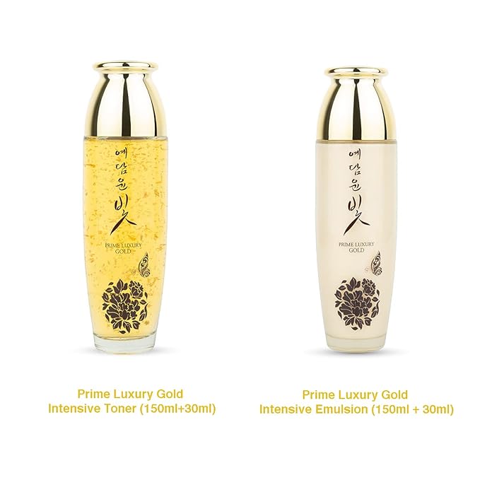 Premium Luxury Gold Women Facial Skin Care Set (4Pcs) Beauty & Personal Care, Nourishing And Moisturizing, Calming Korea Cosmetic for Yedam Yun Bit-VivaGrace Women