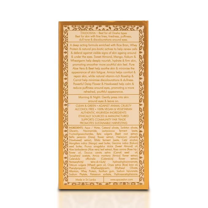 SPA CEYLON White Rice Intensive Under Eye Treatment Concentrate | Dark Circles Under Eye Treatment | Reduces Appearance of Wrinkles and Fine Lines | Hydrating | 20 ml-VivaGrace Women