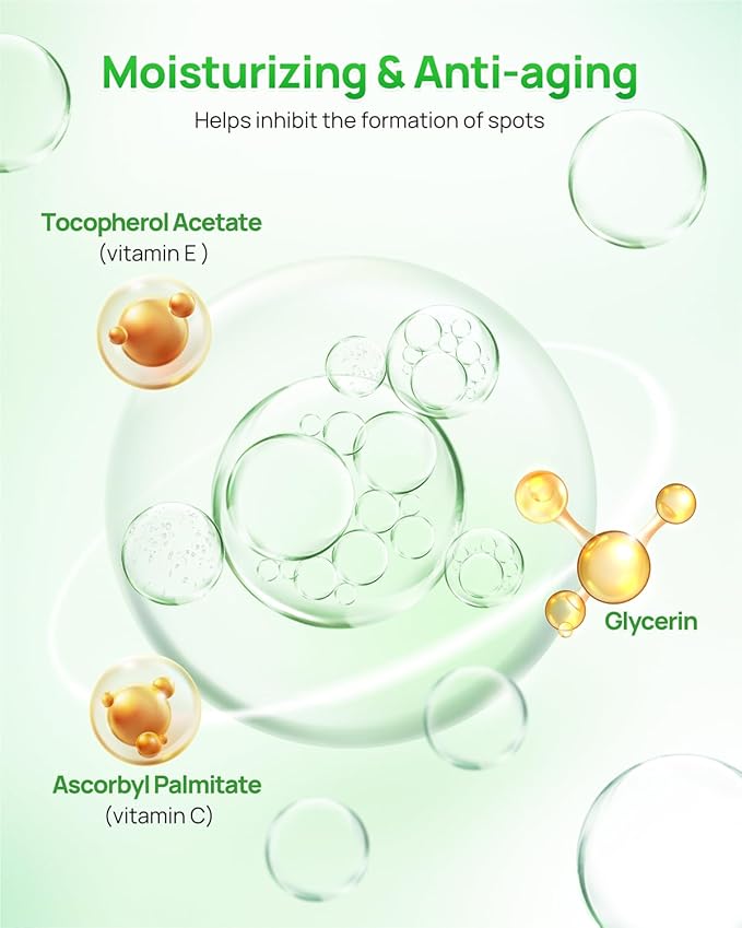 Green Primer Color Correcting for Face Before Makeup, Smoothing Primer Color Corrector for Redness, Brightening Base Makeup for Combination Skin-VivaGrace Women