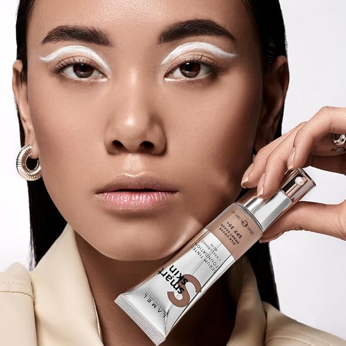 Lamel- Smart Skin Serum Tinted Foundation - 409 Deep Beige | Smoothens skin | Weightless texture| Blurs pores | All-day wear | 35ml-VivaGrace Women