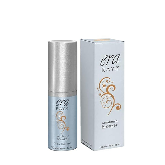 ERA Rayz spray on bronzer (3 By The Sea, 1.5 oz) - airbrush makeup, everyday, buildable, professional aerobrush cosmetics by Era Beauty-VivaGrace Women