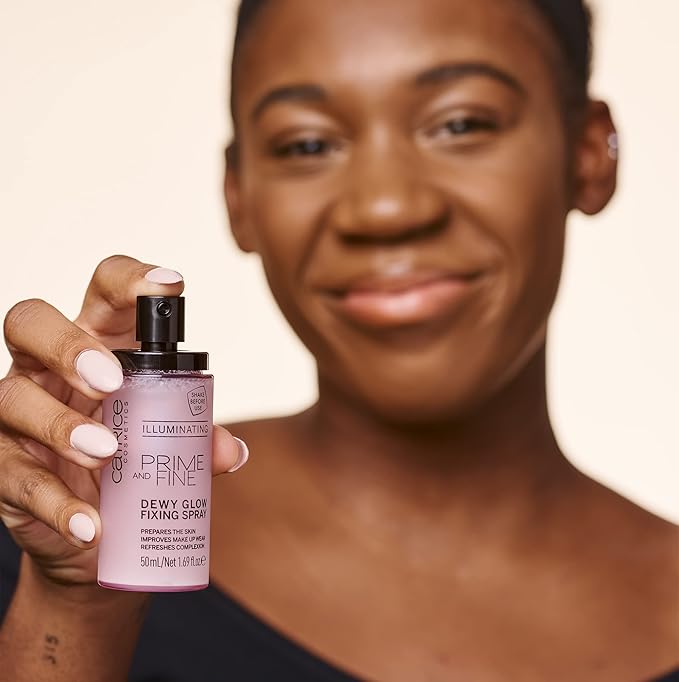 Catrice | Prime & Fine Illuminating Dewy Glow Spray | Transparent and Fast Drying Fixing Spray| Paraben Free & Vegan | Cruelty Free (Pack of 3)-VivaGrace Women