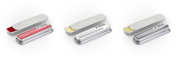 Hurraw! Black Cherry Tinted, Unscented, Moon Night Treatment Lip Balm Slim Slider Tins, 3 Pack Bundle: Organic, Certified Vegan and Cruelty Free All Natural. Bee, Shea, Soy & Palm Free. Made in USA-VivaGrace Women