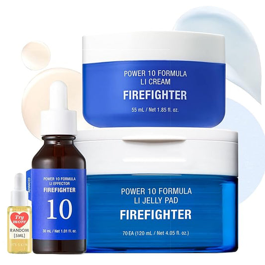 It'S SKIN LI Calming Skincare Set - Soothing Toner Pads, Ampoule Serum, Moisture Cream – Redness & Acne Relief with Licorice Extract & Guaiazulene – for Clear Skin-VivaGrace Women