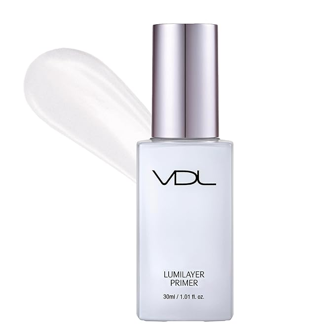 VDL Lumilayer Primer (Glowy Finish, 1.01fl oz) - Illuminating Pearl Makeup Base for Glowing Skin. Korean Makeup. Hydrating Radiance-VivaGrace Women