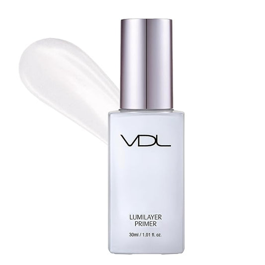 VDL Lumilayer Primer (Glowy Finish, 1.01fl oz) - Illuminating Pearl Makeup Base for Glowing Skin. Korean Makeup. Hydrating Radiance-VivaGrace Women