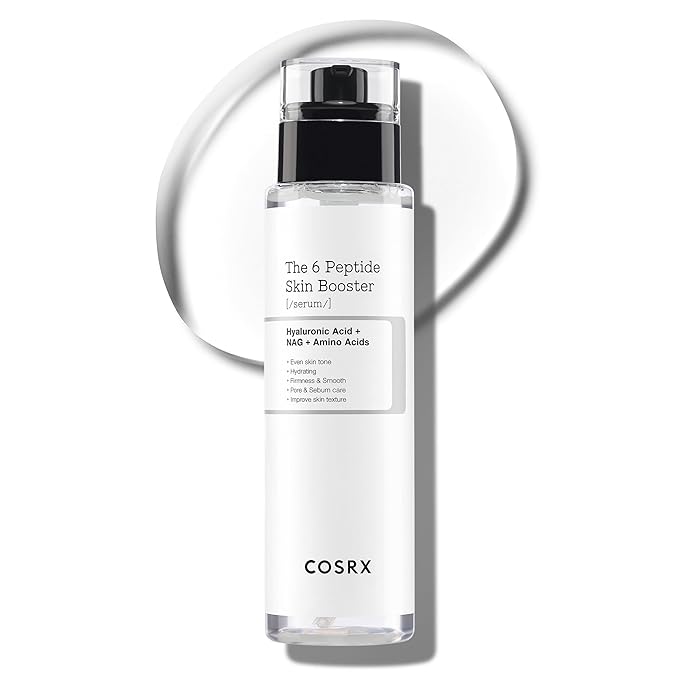 COSRX 6X Peptide Collagen Booster Toner Serum 150mL/5.07 Fl.Oz, Skin Renewal Boosting Facial Essence, Niacinamide & Hyaluronic Acid for All Skin Types, Korean Skincare, Paraben Free-VivaGrace Women