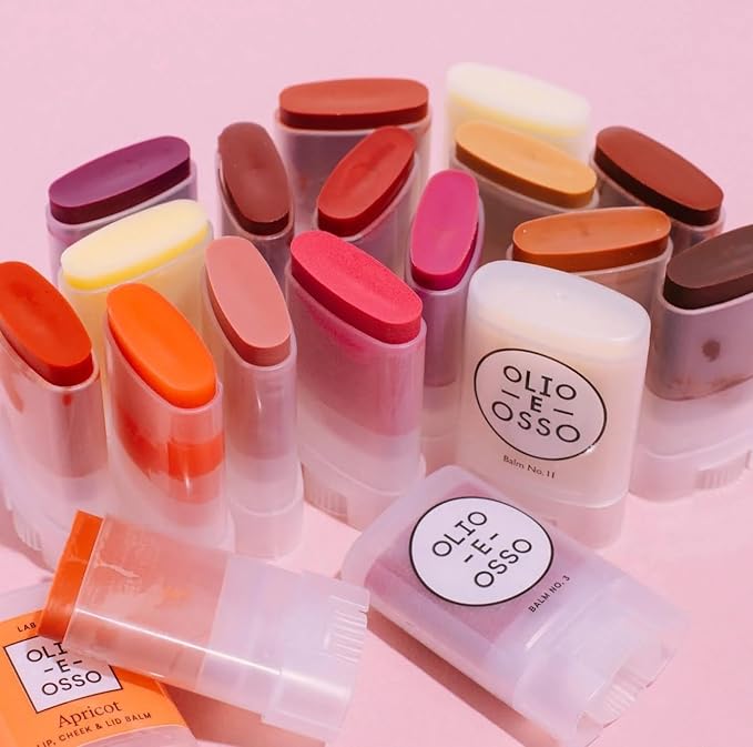 Olio E Osso - Natural Lip + Cheek Balm | Natural, Non-Toxic, Clean Beauty (No. 11 Fete, 0.35 oz | 10 g)-VivaGrace Women