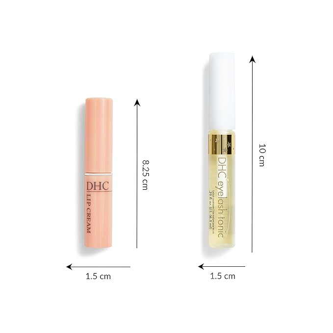 DHC Lip Cream 0.05 oz. Net wt. and Eyelash Tonic 0.21 Fl Oz.-VivaGrace Women