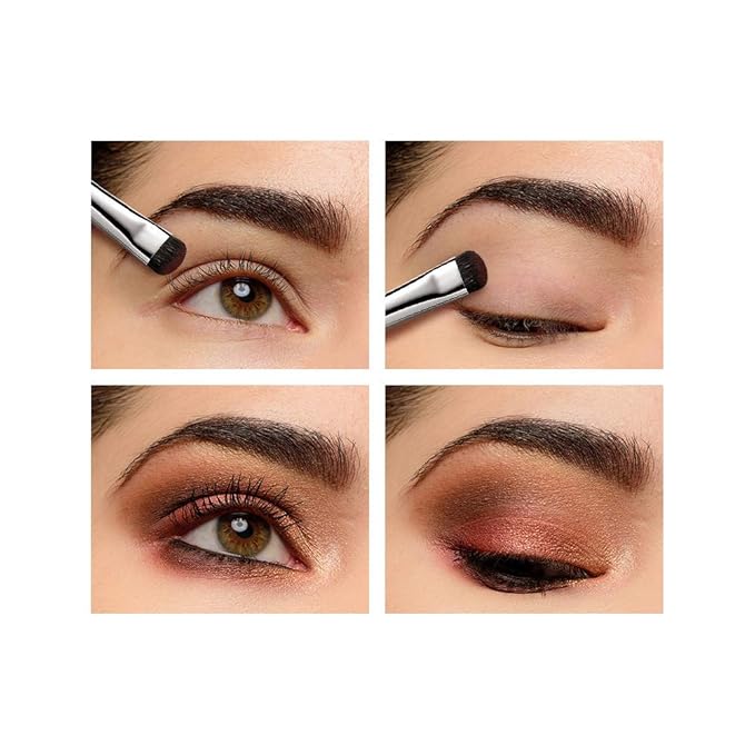 Eyeshadow Smudge Brush, EIGSHOW Short Shader Precision Makeup Brush High-End for Creasing & Cat Eye Makeup, Premium Quality, Cruelty-Free (E806)-VivaGrace Women