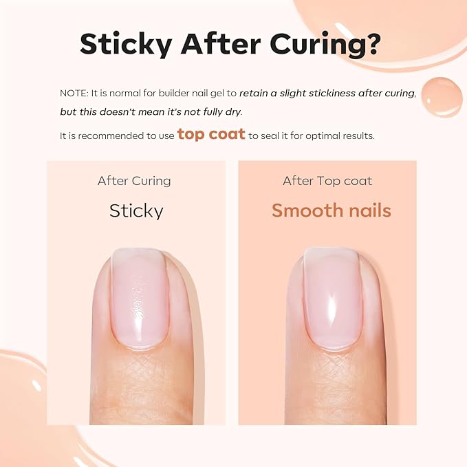 modelones Builder Nail Gel, 8-in-One Gold Shimmer Builder, Champagne Sparkle Glitter Rubber Color Base Gel Polish LED Lamp Cured, Apex Building Strengthener Extension for Home DIY Salon Girls-VivaGrace Women