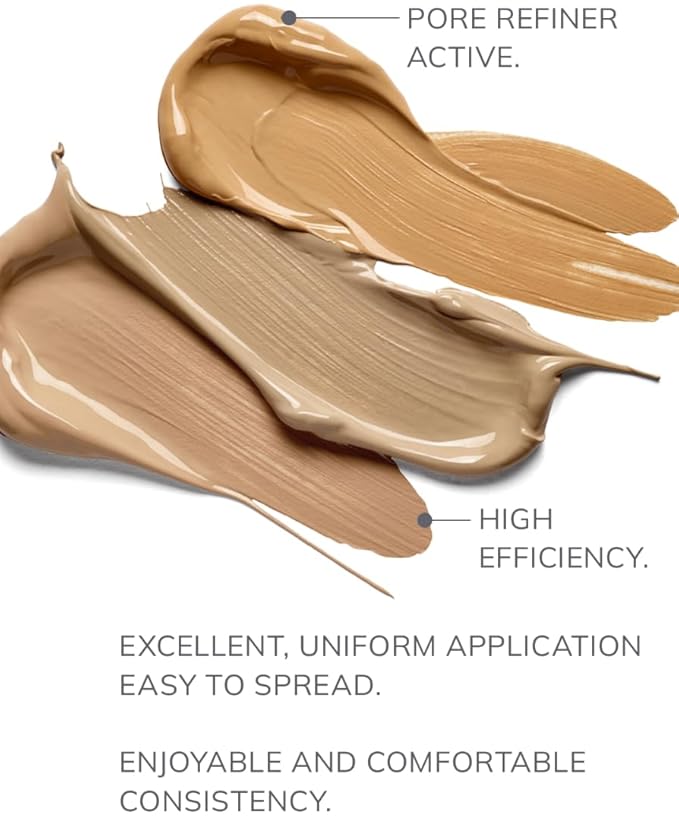 FARMASi Vfx Pro Foundation, Full Coverage Liquid Cream, Lightweight Long Lasting Coverage, Breathable Skin Moisturizer with Color True Matte Blending, Face Makeup, 1 fl. oz / 30 ml - Neutral Medium 13-VivaGrace Women
