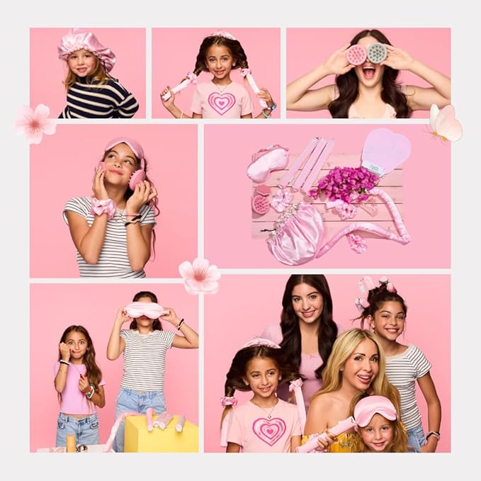 Organic to Green Premium Exfoliating Mitt for Body (2pc) – 100% Vegan Viscose Traditional Body Scrub Washcloth – Body Exfoliator (Pink)-VivaGrace Women