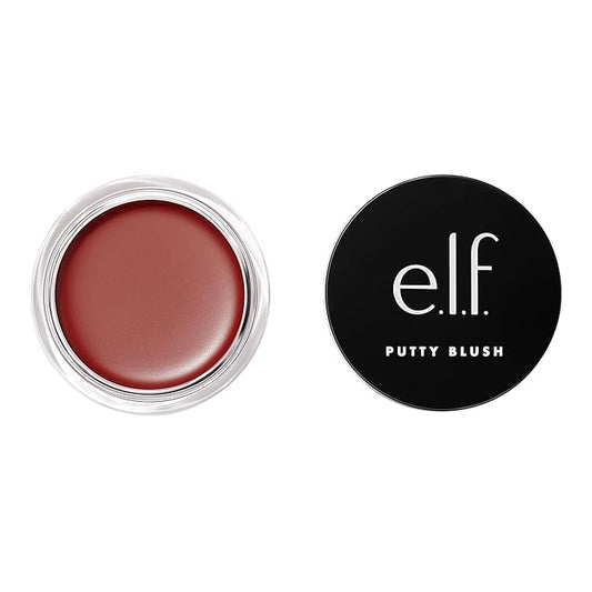 e.l.f. Putty Blush, Creamy & Ultra Pigmented Formula, Infused with Argan Oil & Vitamin E, Maldives, 0.35 Oz-VivaGrace Women