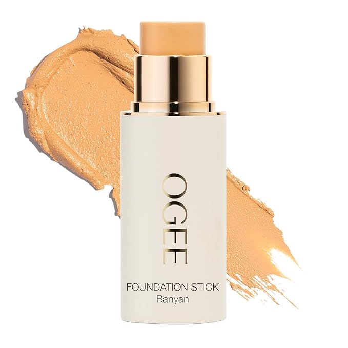 Ogee Sculpted Complexion Foundation Stick (Banyan 2.75W - Medium Light, Golden Undertones) Full Coverage Foundation Makeup - Instantly Balance & Even Complexion - 70% Organic Ingredients-VivaGrace Women