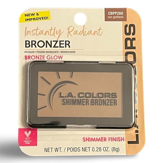 L.A. Colors Bronzer CBPP260 Sun Goddess .28 oz-VivaGrace Women
