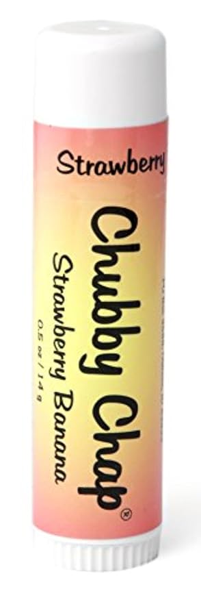 Three (3x) Large Jumbo Chapstick Natural Chapstick - 1/2 Ounce Lip Balm (Strawberry Banana)-VivaGrace Women