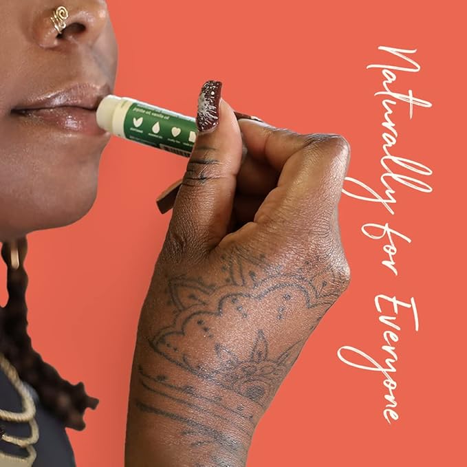 Herb’N Eden Peppermint Lip Balm Pack of 3 | Moisturizing and Soothing for Dry, Chapped Lips | 100% Natural Ingredients | Essential Oils-VivaGrace Women