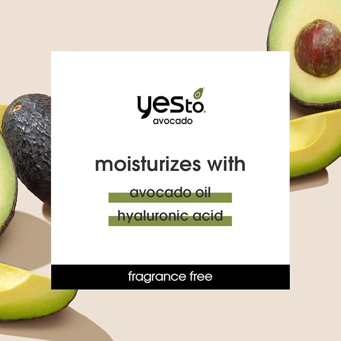 Yes To Fragrance-Free Avocado Nourishing Lip Balm, Moisturizing Non-Sticky Salve To Replenish Lips With Nutrients, With Omega-3 Fatty Acids & Hyaluronic Acid, Natural & Cruelty Free, 0.15 Oz, 3-Pack-VivaGrace Women
