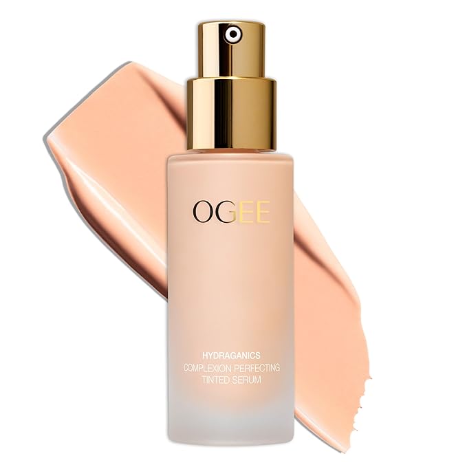 Ogee Complexion Perfecting Liquid Foundation - Lightweight Tinted Moisturizer For Face (Poplar 0.10C - Fair, White-Pink Undertones) - with Vitamin C & Jojoba Oil - Certified Organic & Made in USA-VivaGrace Women