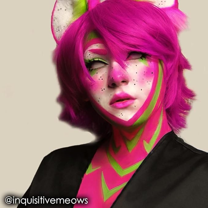 Mehron Makeup Paradise Makeup AQ Pro Size | Stage & Screen Performance, Face & Body Painting, Beauty, Cosplay, and Halloween | Water Activated Face Paint, Body Paint 1.4 oz (40 g) - Dark Pink-VivaGrace Women