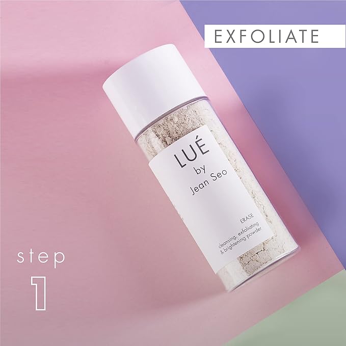 SKIN SOLUTION SET a THREE Step Solution for All Skin Types, Includes Lue by Jean Seo ERASE exfoliant, BALANCE Hydrating Serum and CLEAR Spot Control-VivaGrace Women