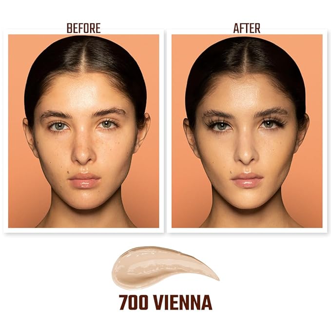 Juvia's Place I Am Magic Velvety Matte Liquid Foundation 700 - Vienna - Very Light w/Warm Undertone, Makeup Foundation Full Coverage, Lightweight, Long Wear, Velvety Matte Finish-VivaGrace Women