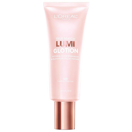L'Oreal Paris Makeup True Match Lumi Glotion, Natural Glow Enhancer, Illuminator Highlighter, Bronzing Drops For a Sun-Kissed Glow, 901 Fair-VivaGrace Women