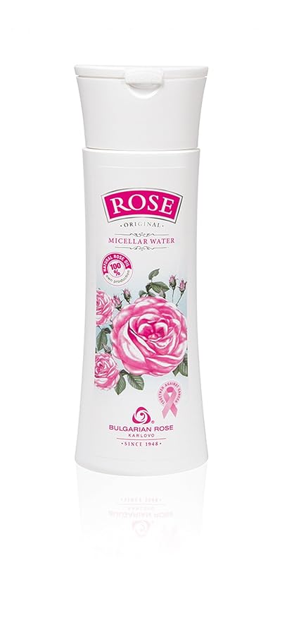 Bulgarian Rose 5 Piece Gift Set with Bulgarian Natural Rose Soap, Rose Body Wash, Rose Hand Cream, Rose Day Face Cream, Rose Micellar Water-VivaGrace Women