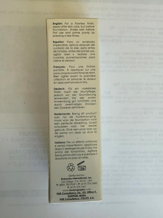 BODYOGRAPHY - Foundation Primer (Neutral): Flawless Anti-Aging Salon Makeup Primer w/Vitamin E, A, Jojoba, Grapeseed Oil | Control Shine | Gluten-Free, Cruelty-Free, 1 oz.-VivaGrace Women