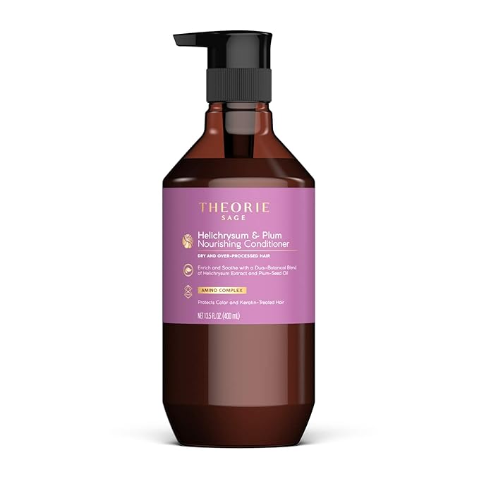 Theorie Helichrysum & Plum - Nourishing Conditioner - For Dry & Over Processed Hair, 400mL-VivaGrace Women