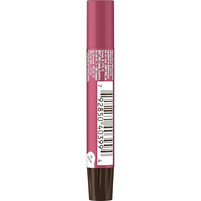 Burt's Bees Shimmer Lip Tint Set, Tinted Lip Balm Stick, Moisturizing for All Day Hydration with Natural Origin Glowy Pigmented Finish & Buildable Color, Fig (4-Pack)-VivaGrace Women