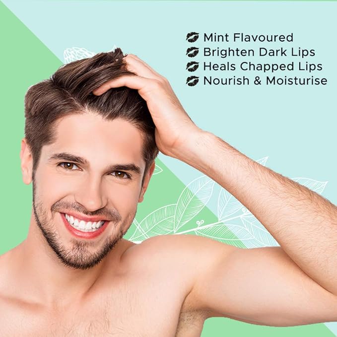 L'BERT Mint Lip Scrub, Kiss Ready Lips for Lightening & Brightening Dark Lips - 15 g-VivaGrace Women