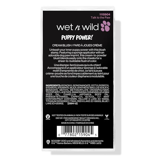 wet n wild Scooby Doo Collection Puppy Power! Cream Blush - Talk to the Paw-VivaGrace Women