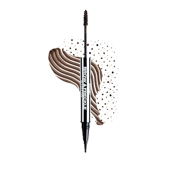 Sacheu Brow & Freckle STAY-N Tinted Eyebrow Gel & Faux Freckle Pen — 2-in-1 Longwear Water Resistant Brows Tint, Cruelty-Free & Vegan, Cafe Mocha-VivaGrace Women