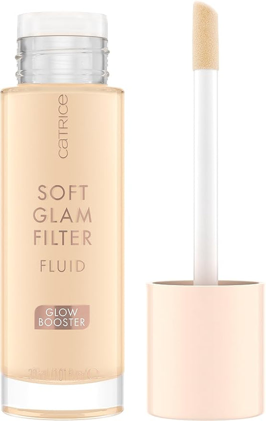 Catrice | Soft Glam Filter Fluid | Luminous Make Up Base & Highlighter for Radiant Complexion | With Vitamin E & Squalene | Vegan & Cruelty Free (02 | Fair)-VivaGrace Women