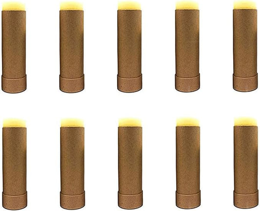 10 Pcs 2 Oz Paperboard Lip Balm Tubes Cardboard Tubes Empty DIY Lipstick Tube Refillable Lip Gloss Container Solid Perfume Tubes 60g Chapstick Container for Cosmetic Samples Deodorant(Brown)-VivaGrace Women