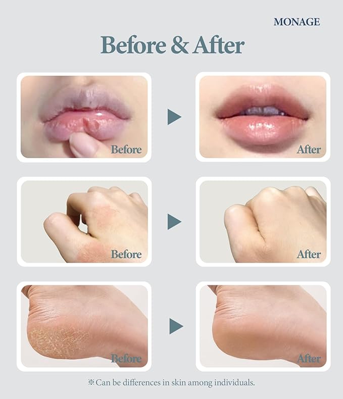 Korea Vegan & Nourishing & Moisturizing Lip Care Made from 100% Natural Ingredients, Organic Moisturizer for Dry, Cracked Lips & Skin, Everyday Lip Balm, Daily, 0.38 Ounce-VivaGrace Women