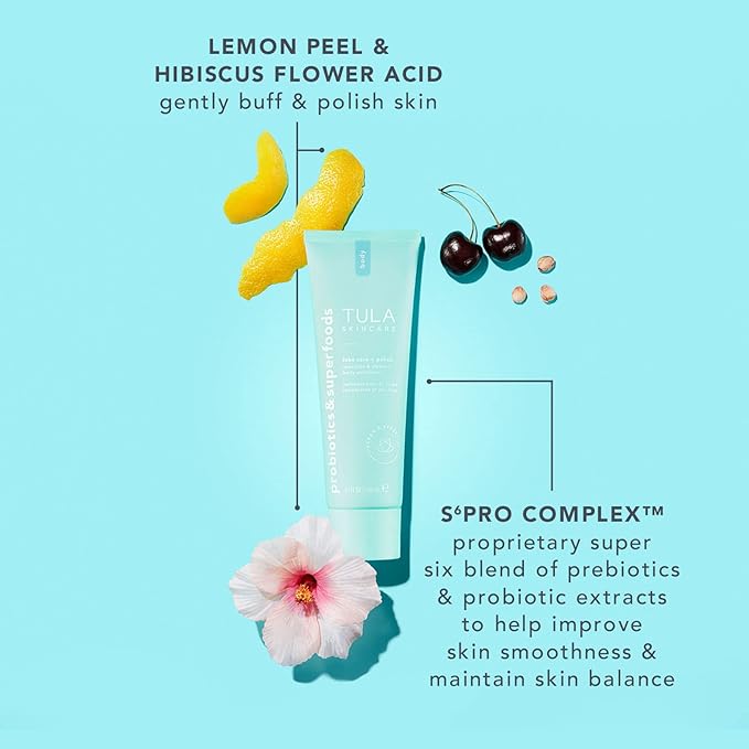 TULA Skin Care 24-7 Hydrating Day & Night Cream + Body Moisturizer/Exfoliator Packette - Anti-Aging Moisturizer for Face, Contains Watermelon & Blueberry Extract, 1.5 oz.-VivaGrace Women