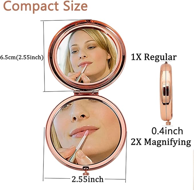 CENWA G-ma Birthday Gift G-ma Makeup Pocket Mirror G-ma Jewelry Best G-ma Ever (G-ma M)-VivaGrace Women
