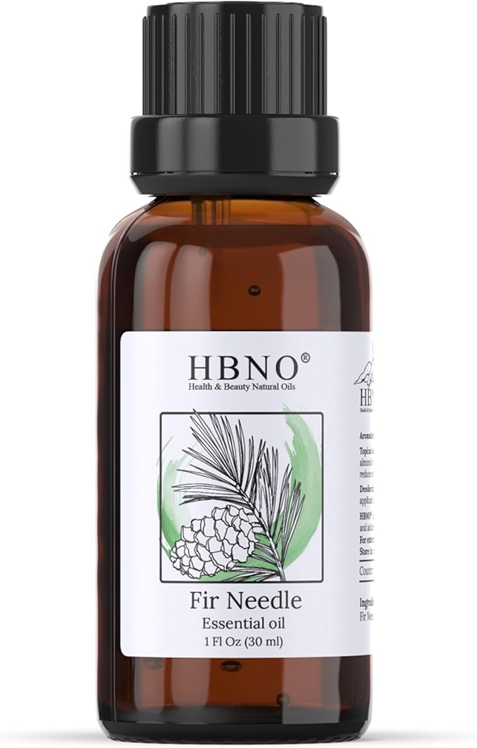 HBNO Fir Needle Essential Oil - 1 oz (30ml) Travel Size - Natural Fir Needle Oil - Perfect for Cleaning, Aromatherapy, DIY, Soap & Diffuser-VivaGrace Women