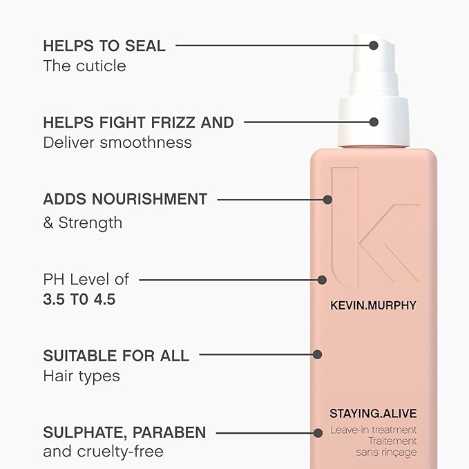 KEVIN.MURPHY STAYING.ALIVE - Leave-In Treatment - For Dry, Damaged or Coloured Hair - Works for All Hair Types - Damaged Repair - Sulphate Free Care - 150 mL / 5.1 oz-VivaGrace Women